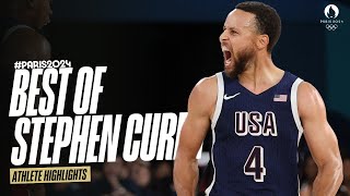 ALL of Steph Currys 3pointers at Paris2024  Athlete Highlights [upl. by Aderb]