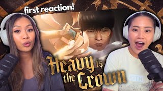 First Time Reacting to HEAVY IS THE CROWN ft Linkin Park  League of Legends Worlds 2024 Anthem 👑 [upl. by Alysa]