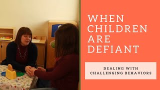 When Children are Defiant  Addressing Childrens Challenging Behaviors feat Tracy Schreifels [upl. by Ididn107]