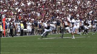 Texas AampM Deshazor Everett targeting penalty vs Rice [upl. by Notsahc]