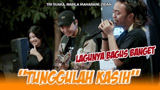 TUNGGULAH KASIH  NABILA MAHARANI FT TRI SUAKA amp ZINIDIN ZIDAN [upl. by Acinemod]