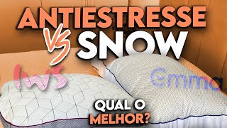 TESTAMOS os Travesseiros ANTIESTRESSE EMMA e SNOW I WANNA SLEEP Qual é o MELHOR TRAVESSEIRO [upl. by Lanny908]