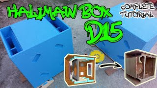 How to make Halimaw Box D15 also called Monster Box Bandpass subwoofer box designs [upl. by Seabrook310]