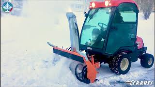 CERRUTI Snowblower Basic for Kubota F3890 [upl. by Narahs]