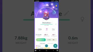 ✨ Shiny Spritzee Family Spritzee Aromatisse Pokemon Go pokemon pokemongo pokémongo [upl. by Airdnaid]