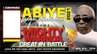 Abiye Convention Prophetic Message by Man of God on Ori Oke Baba Abiye Ede Osun State [upl. by Moina]