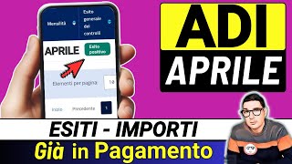 ASSEGNO DI INCLUSIONE ⚠️ INPS 23 APRILE 2024  in PAGAMENTO ADI ESITI DATE IMPORTI SMS LAVORAZIONI [upl. by Naldo]