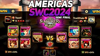 TRUEWHALE vs TOPAV BO5  SEMI FINAL  SWC2024 AMERICAS Preliminary  Summoners War [upl. by Brag770]