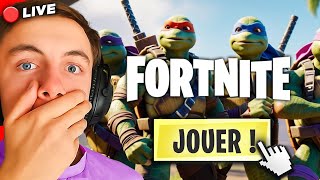 đź”´ ON DĂ‰COUVRE LA NOUVELLE COLAB quotTORTUE NINJAquot SUR FORTNITE EN LIVE venez jouer [upl. by Monjo]