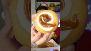 Salted Caramel Cheesecake Krispy Kreme Donut review 🍩 krispykreme krispykremedoughnuts [upl. by Ettecul168]