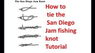 Stongest Fishing Knot How to tie the San Diego Jam fishing knot My Personal Favorite [upl. by Tol]