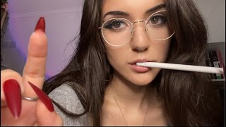 That Girl Who Chews On Her Pen Sits Next To You In Class ASMR Personal Attention For Relaxation [upl. by Griswold]