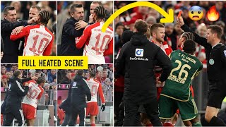 😨😡 Bayern star Leroy sane is pushed in the face by Union Berlin boss Nenad Bjelica  sane vs Bjelica [upl. by Annelise486]