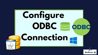 How to Configure ODBC Connection for SQL Server 2020  Windows 10 ODBC SQL Connection [upl. by Emiline]