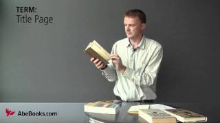 AbeBooks Explains the Parts Of A Book [upl. by Nomaid]