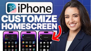 How To Customise your iPhone Home Screen iPhone iOS 18 [upl. by Armington]