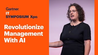 AIAugmented Executives and Workforces Will Revolutionize Management l Gartner IT SymposiumXpo [upl. by Auqenahs]