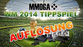 WM Tippspiel 2014  Auflösung der Gewinner Gewinnchance YouTube [upl. by Trilbi]