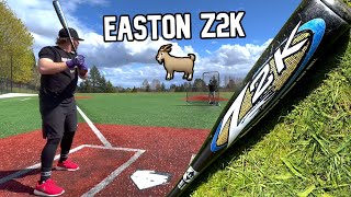 Hitting with the legendary EASTON Z2K year 2000  Is this the hottest bat ever made [upl. by Thomajan456]