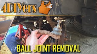 How to Break a Ball Joint Free  4 Different Ways [upl. by Ynelram]