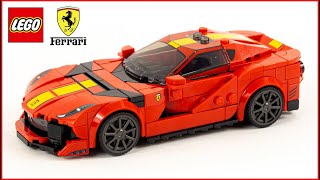 LEGO Speed Champions 76914 Ferrari 812 Competizione Speed Build for Collectors  Brick Builder [upl. by Akiam585]