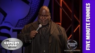 Lavell Crawford⎢Shaq is 90 feet tall⎢Shaqs Five Minute Funnies⎢Comedy Shaq [upl. by Ragouzis20]