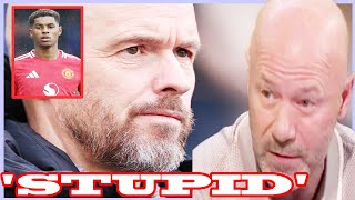 Erik ten Hag hits out at stupid Alan Shearer as Marcus Rashford row reignited [upl. by Helse]