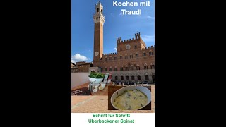 Überbackener Spinat  ein Rezept aus der Toskana  So leckeren Spinat habt ihr noch nie gegessen [upl. by Einner]