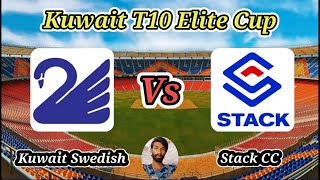 Kuwait Swedish vs Stack CC  Match 9  Kuwait T10 Summer Elite Cup [upl. by Koeppel]