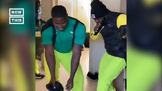 Jamaicas Olympic Bobsled Team Dances Away Shorts [upl. by Steck]