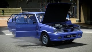 GTA IV 1998 DaewooFSO Polonez Caro Plus 16 GSI Crash Testing  Insanegaz [upl. by Odareg390]