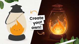 Learn How To Draw A Kawaii Fire Friend 🔥 Easy and fun [upl. by Odnomyar]