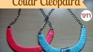 Diy collar cleopatra cleopatra necklace [upl. by Anneres]