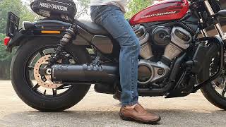 Harley Davidson Nightster 975 Slipon Exhaust sound Fahrunn Performance Short Bomz No Db Killer [upl. by Rexanne361]