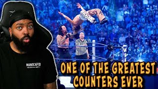 ROSS REACTS TO 50 CREATIVE WAYS WRESTLERS COUNTERED MOVES [upl. by Acimad365]