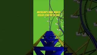 Michigan’s Final March Roller Coaster Design rollercoaster ultimatecoaster2 michiganwolverines [upl. by Golanka643]