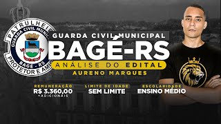 GUARDA MUNICIPAL BAGÉRS  EDITAL ABERTO  ANÁLISE DO EDITAL [upl. by Leasi]