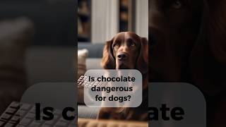 is Chocolate Dangerous for Dogs Protect Your Pets from Toxicity shortsvideo shorts shortsfeed [upl. by Gnos]