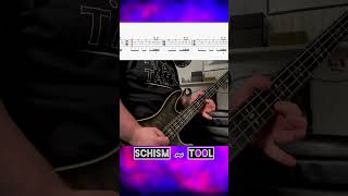 Schism  TOOL bass guitar lesson tabs rock metal viral tool schism [upl. by Burchett]