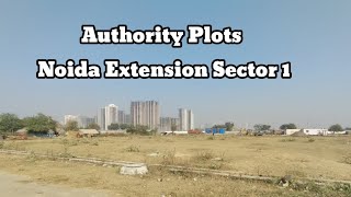 Authority Plots Noida Extension Sector 1  Approved Plots Prime Location  property stsallrounder [upl. by Amhser494]