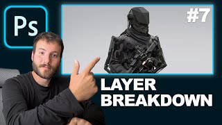 Photoshop Layer Breakdown Episode 7 [upl. by Omrellig]