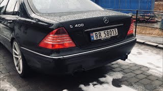 S400 CDI Straight pipe exhaust [upl. by Shlomo]