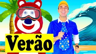 Chega o Verão Eu vou à Praia  Música Infantil  Prof Idalécio [upl. by Karlene838]