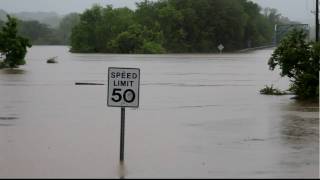 Nashville Tennessee Highway 100  Ensworth High School Flooding [upl. by Rintoul322]