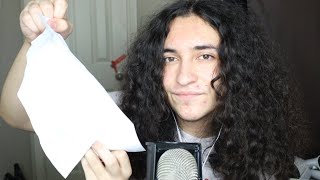 ASMR 1 MINUTE FOLDING YOU 📝👋 [upl. by Yvehc822]