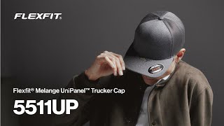 Flexfit® Unipanel™ Trucker Mesh Cap  Seamless Front Panel [upl. by Nave982]