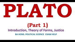 Political Philosophy of Plato Introduction Theory of Forms and Justice [upl. by Norrek]