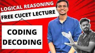 Free CUCET study material  CODING amp DECODING  Logical reasoning [upl. by Stephania]