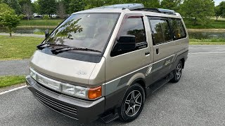 1992 NISSAN VANETTE LARGO SUPER SALOON 4WD  TURBO DIESEL  JDM  Walk Around [upl. by Firestone]