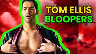 Tom Ellis Hilarious Bloopers amp Funny Behind The Scenes Moments From Lucifer [upl. by Drapehs558]